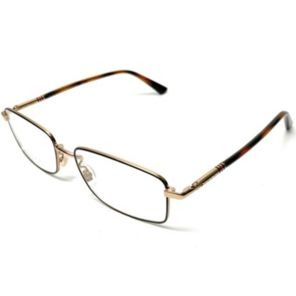 Gucci Men's Black Gold and Havana Eyeglasses! - Picture 1 of 4